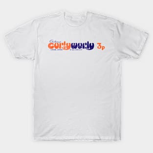 Vintage Curly Wurly British Chocolate Bar Design T-Shirt